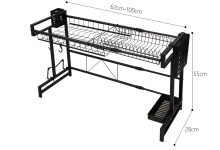 Kệ thoát nước nhà bếp,Kệ lưu trữ nhà bếp kiểu Trung Quốc,Kệ lưu trữ thoát nước nhà bếp